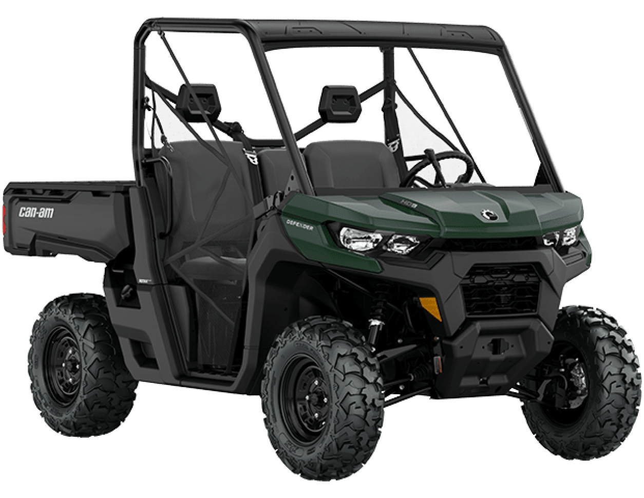 2025 DEFENDER DPS HD7 HD9 - ORV-SSV-MY24-Can-Am-Defender-Base-HD9-TundraGreen-0006WPC00Studio34FRINTL